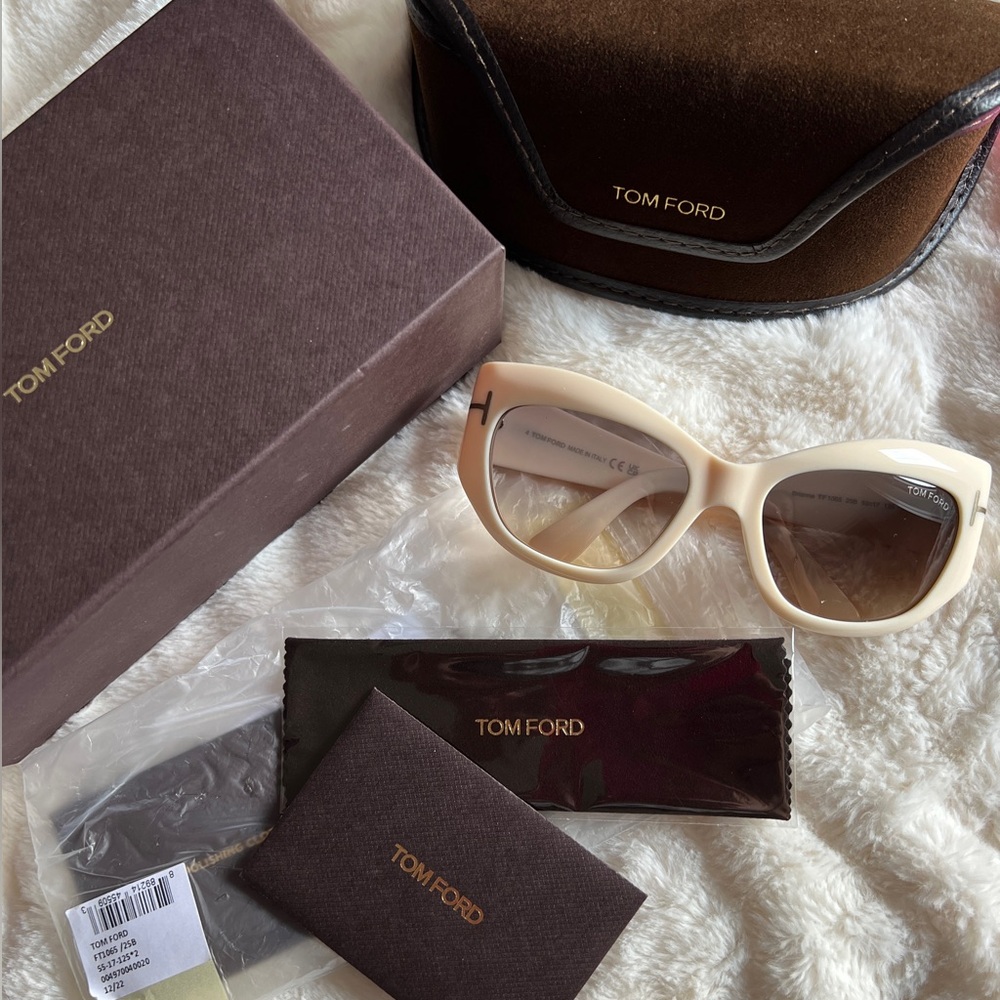 Tom Ford Cream Sunglasses